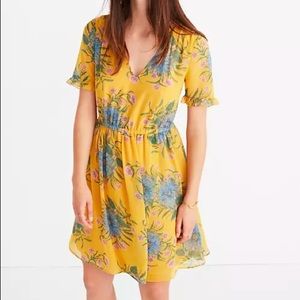 Madewell Ruffle-Sleeve Dress